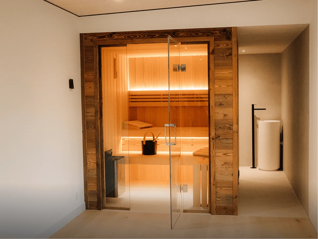 Sauna intérieur à Genève