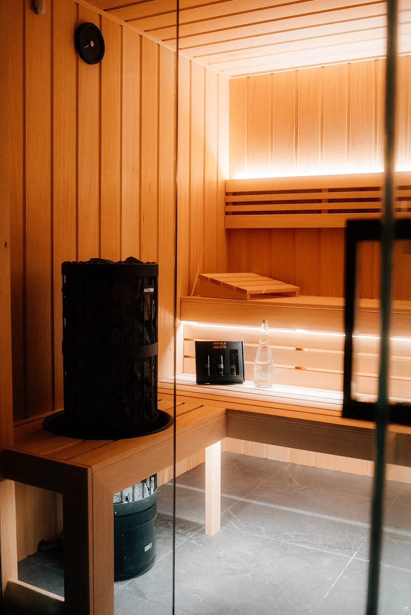 Indoor sauna in Morzine